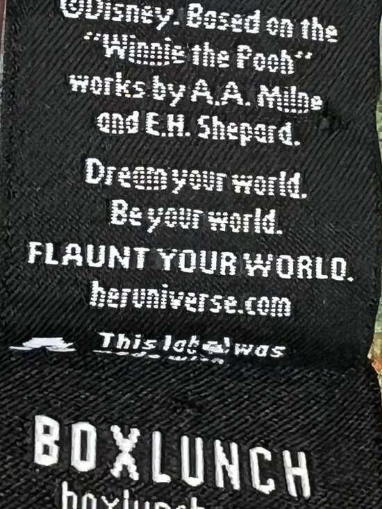 Disney Winnie the Pooh Green Floral Cardigan Womens Size Small Box Lunch - Picture 6 of 13